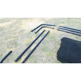 Haokelball 10x7.5ft Golf Practice Net Heavy Duty Driving Golf Hitting Net with Target Cloth