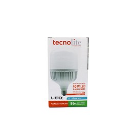 Tecnolite Foco Led Tecnolite 40w Luz Fria Blanca 3600 Lumenes E27 Alta potencia