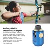 Archery Quick Disconnect Adapter Compound Recurve Bow Stabilizer Mounting Bracket