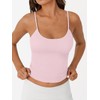 Trendy Queen Womens Double Lined Adjustable Spaghetti Strap Tank Tops