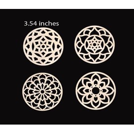 Set of 4 Wooden Sourdough Stencils - Bread Baking Stencil Set