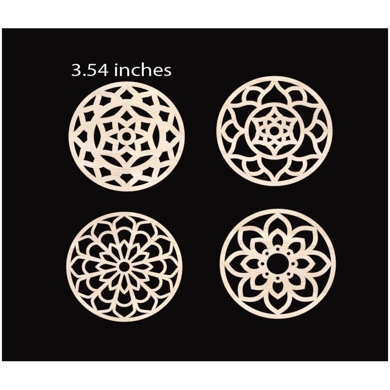 Set of 4 Wooden Sourdough Stencils - Bread Baking Stencil