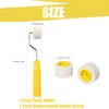 Paint Roller Kit(1 Handle+3 Roller Brushes),0.78inch Mini Paint Roller,Wool Tiny