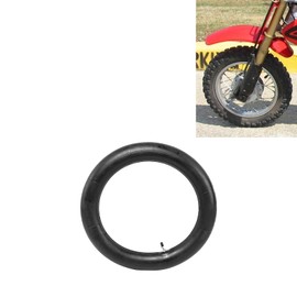 Akozon Tire Inner Tube for Pit Bike, 3.00‑10 (80/100‑10) Tire with Inner Tube For 3.00-10 Knobby Pit Tire Motocross, Dirt Bike, Off Road