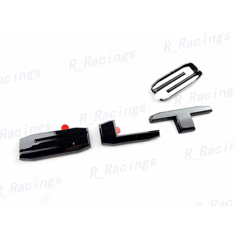 Auto OVERLAY Gloss Black SIERRA HD SLT Emblems Fit 2024+