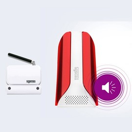 Seescall Door Sensor & Warning Siren Set for Home Security Security Equipment