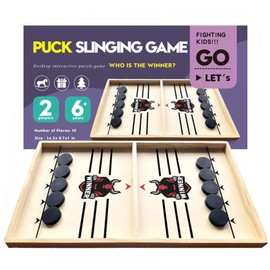 VALICLUD Stylish Fast Sling Puck Game Games Toy Desktop Fight