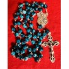CHRISTIAN CATHOLIC ROSARY BLUE COLOR 8 mm