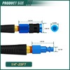 GORAGUCHI 1/4" x 10 ft Reinforced Polyurethane Air Hose with