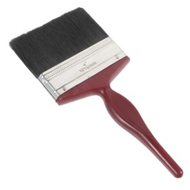ORFOFE Paint Brush Red Handle Black Bristle Perfect for Wood Walls Deck Staining