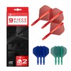 TARGET Darts K-Flex Integrated Dart Flights and Shafts, Short Stem