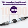 AGVEE USB-A Male to USB-A Male Adapter, Bidirectional USB-A 3.0