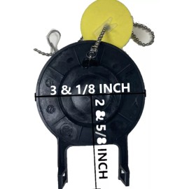 NUFLUSH Two inch Rubber Flapper with Float Buoy, Stays Up Longer to Flush More Water