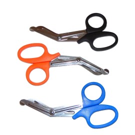 Scuba Diving Scissors Snorkling EMT Safety Shears Stainless Fishing Dive Boat - Black
