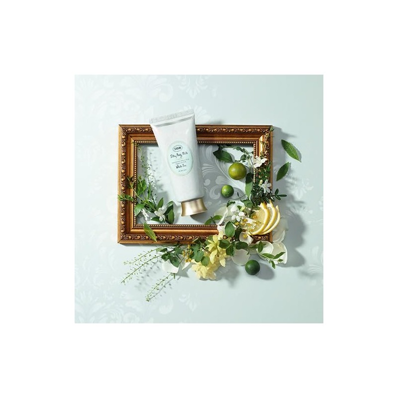 SABON Silky Body Milk, White Tea, 7.8 fl oz (200