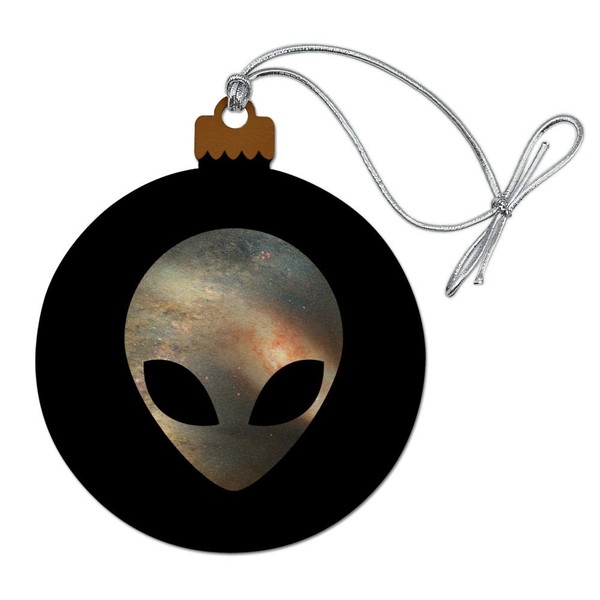 GRAPHICS & MORE Alien Head in Space Wood Christmas Tree
