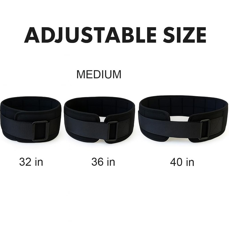 W8FIT Adjustable Weighted Walking and Exercise Belt (8 LB Medium)