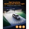 Rechargeable Battery Motion Light, 2500LM & 4000LM Dual Modes Motion
