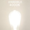 GvvooHome Dimmable LED Edison Bulb, E26 LED Bulb 60 watt