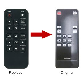 VINABTY Replacement RMB50546 Soundbar Remote Control Applicable For CANTON Soundbar DM55,Compatible Models:RMB50546