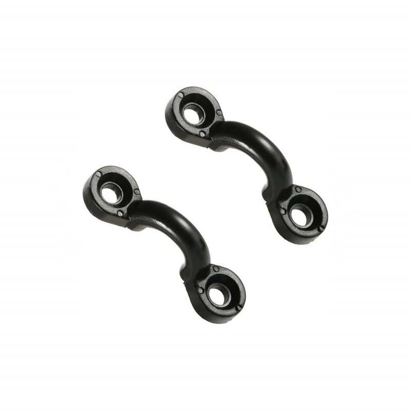UPEYXDQR 10Pcs Kayak Pad Eye Kit, Nylon Bungee Deck Loops