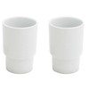 Tumbler Bathroom Ceramic Toothbrush Holder Cup Replacement 2 Pieces A62-2