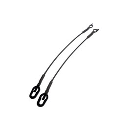 HEROFFIX Pair Rear Tailgate Cables Lift Gate Support Straps Pickup for Dodge for Ram 1500 2500 3500 1994-2002 55345124AB 55345125AB Replace Parts