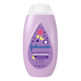 Johnson's crema corporal para bebé antes de dormir 200 ml
