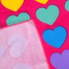 Yello Lightweight Heart Beach Towel for Kids and Adults