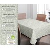 Oilcloth Tablecloth Wipe Clean Non-Slip with Piping Band Square Round