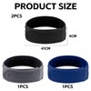 4 Pieces Lazy Belt, Buckleless Casual Belt, Adjustable Elastic Belt,