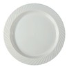ECOSENSE WHITE 10.25'' PLATE 180CT