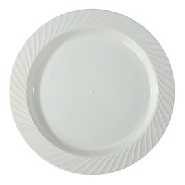 ECOSENSE WHITE 10.25'' PLATE 180CT
