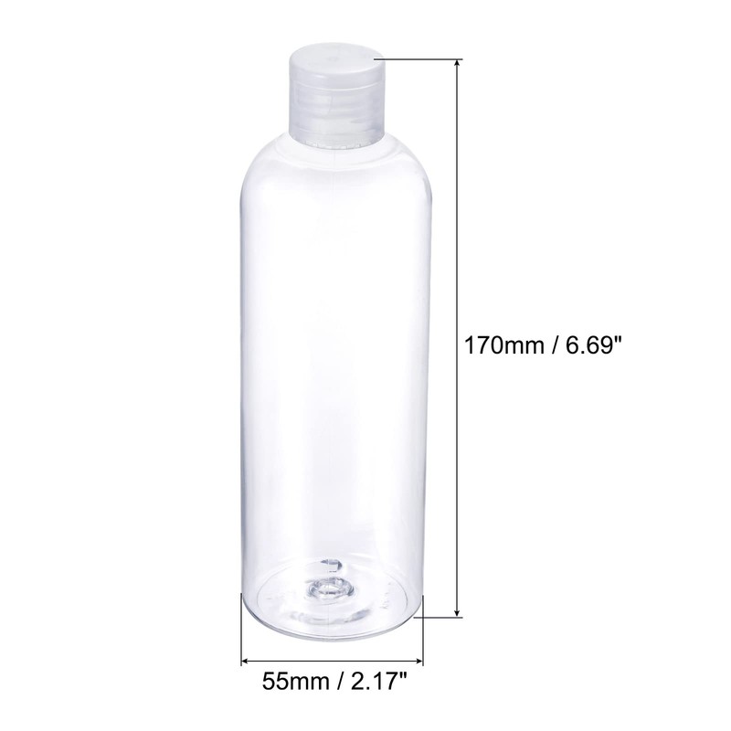 PATIKIL 300ml Squeeze Bottles, 2 Pack Refillable Dispensing Bottles Plastic
