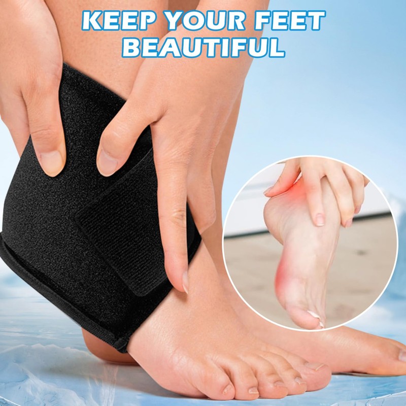 atnayo Ankle Ice Pack Wrap Foot Support, Strap Ice Brace