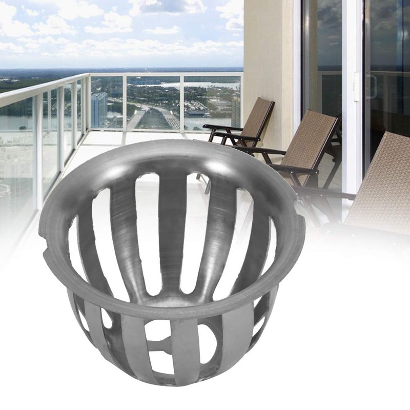 Pack of 2 Stainless Steel Filter Strainer Stops Leaves and