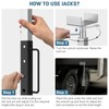 RV Slide Out Support Jacks Adjustable from 19'' to 47'',