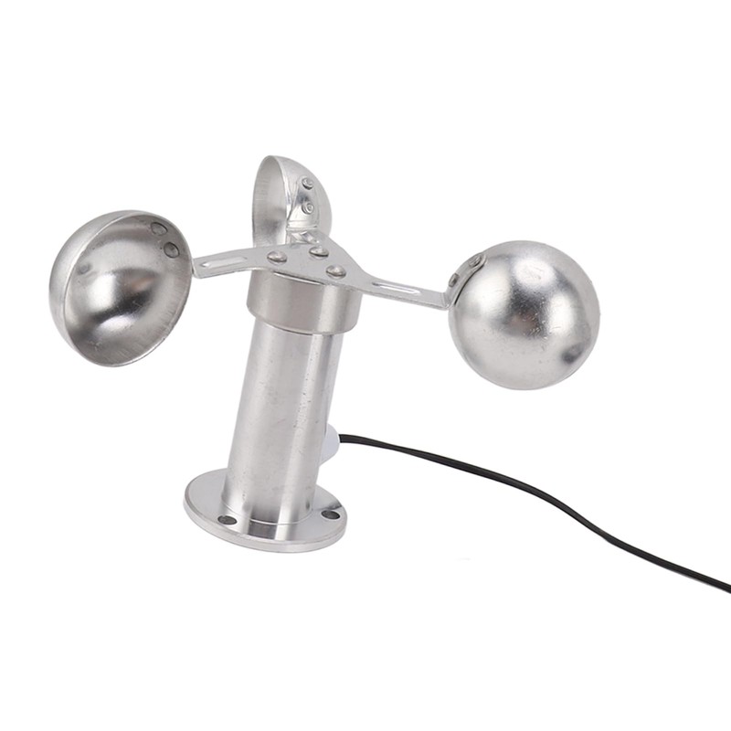 Wind Tempo Sensor, 0-3.8V Aluminium Alloy Anemometer for Weather Station