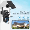 Sansco 5G WiFi Solar PTZ Security Camera 4MP Audio Dual
