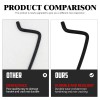 HDBUBALUS Black Tubo Scarico Oil Cooler Hose Line Fits For