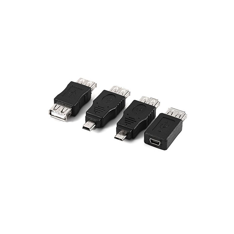 Fosa Pack of 12 Pcs Múltiples adaptadores USB 2.0 Convertidores