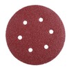 LotFancy 6-Inch 6-Hole 40 Grit Sanding Disc - Hook and