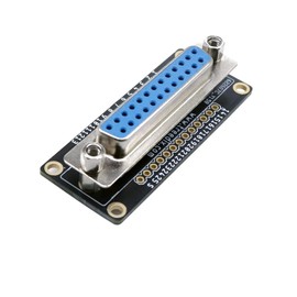 Treedix DB25 Female Breakout Board 25-Pin RS232 Serial Female to Female Changer Adapter Coupler Connector with Terminal Block