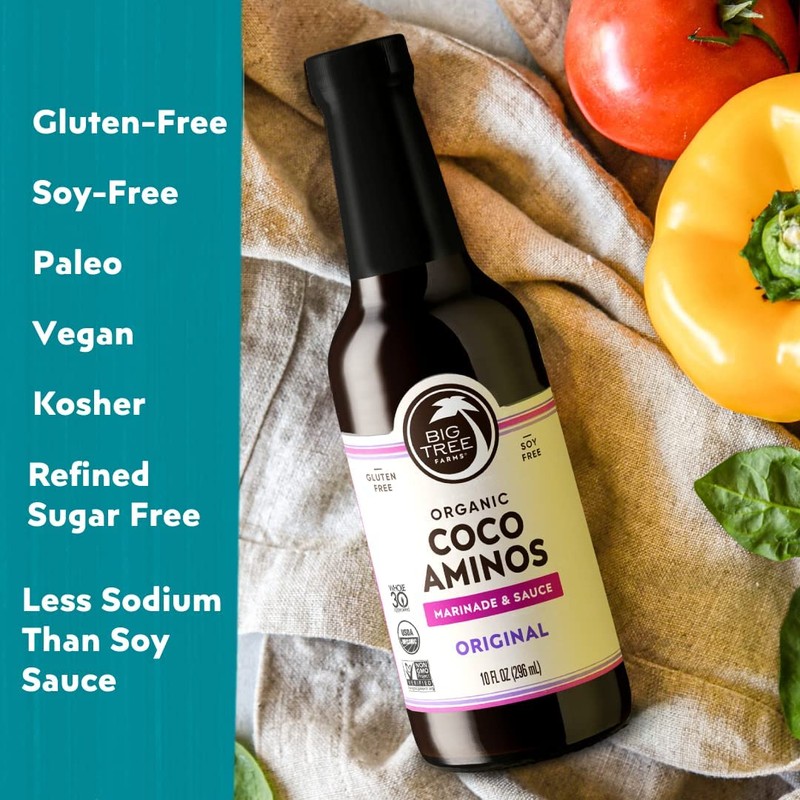 Big Tree Farms Organic Coco Aminos - Liquid Coconut Aminos,
