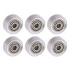 16Pcs 3D Printer Polycarbonate Pulley Transparent Rustproof Robust Bearing Pulley