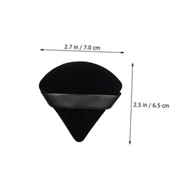 SAFIGLE 12Pcs Triangle Powder Puff for Makeup Application Soft and Washable Beauty Sponge for Foundation Powder