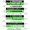 36 Pcs Soccer Keychains with Inspirational Quotes - Team Gifts