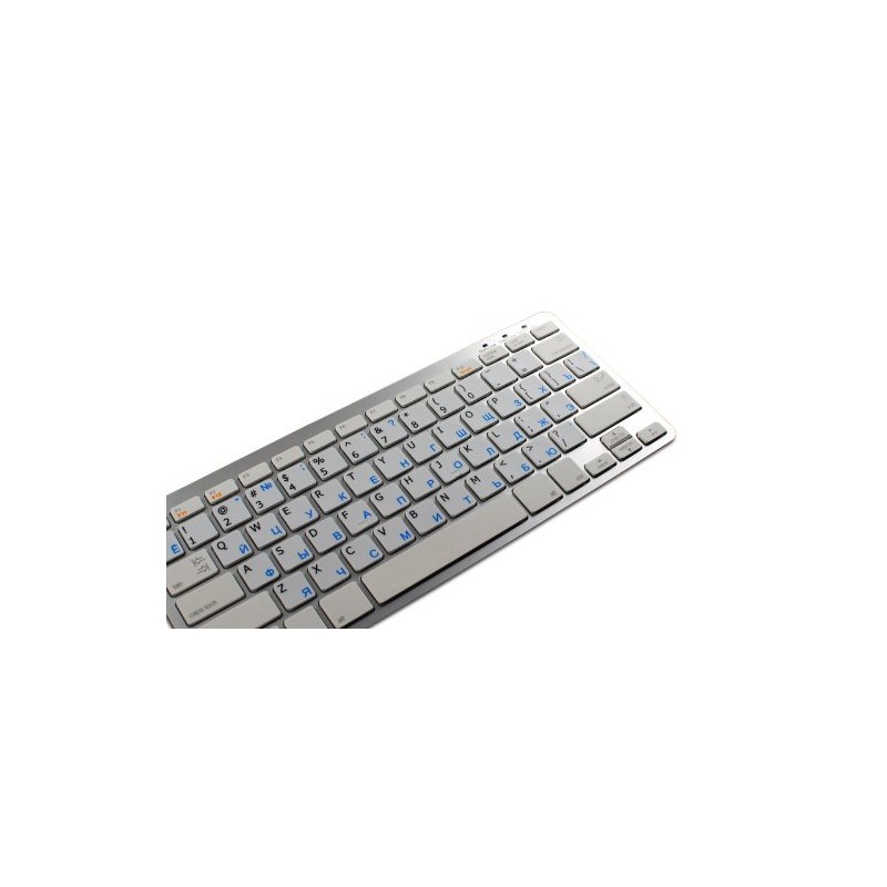 Russian Cyrillic - English Non-Transparent Keyboard Decals Black OR White