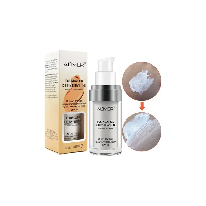 Base Líquida Maquillaje Color Changing Spf 15 Adaptable 30ml