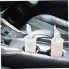 CIYODO 3pcs Portable Cylinder Tissue Box Stylish Round Car Tissue